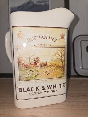 Buchanan's Black And White Scotch Whisky Water Pitcher